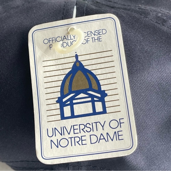 Vintage 90s Notre Dame Fighting Irish Snapback Hat Cap New - Picture 7 of 8